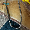 22" 6mm Sterling Silver Handmade Semi-Rondelle Navajo Pearl Necklace by Bryannen Halwood - Native American Jewelry Bryannen Halwood