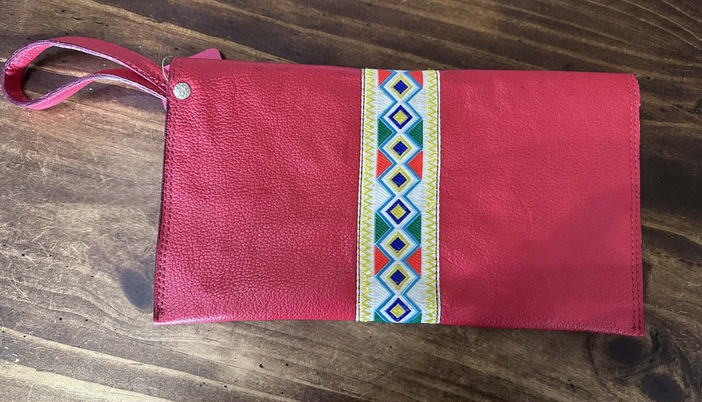 Rockin' M Leathers Wristlet/Clutch Handbag - Handbag Rockin' M Leathers