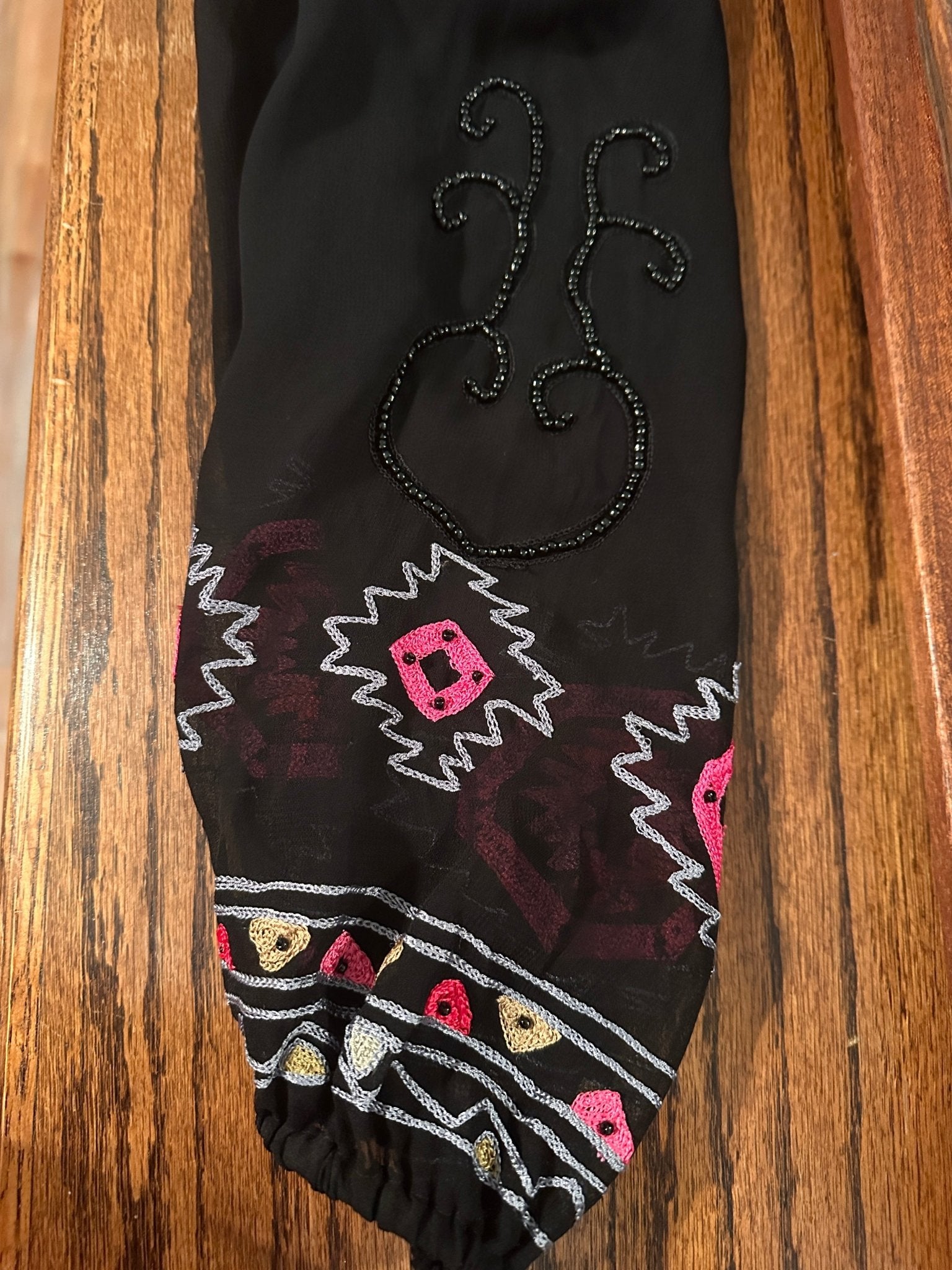 Vintage Collection Embroidered & Beaded Blouse & Pleated Skirt - Apparel Vintage Collection