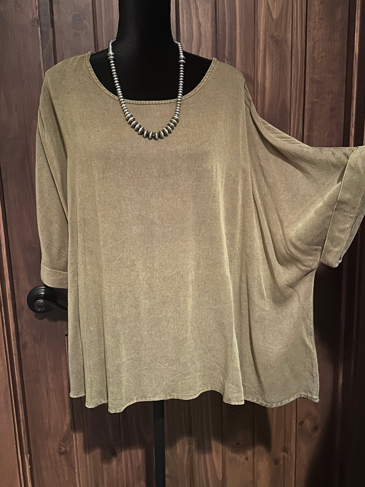 Lightweight Denim Short Sleeve Blouse - Apparel Rockin' M Leathers