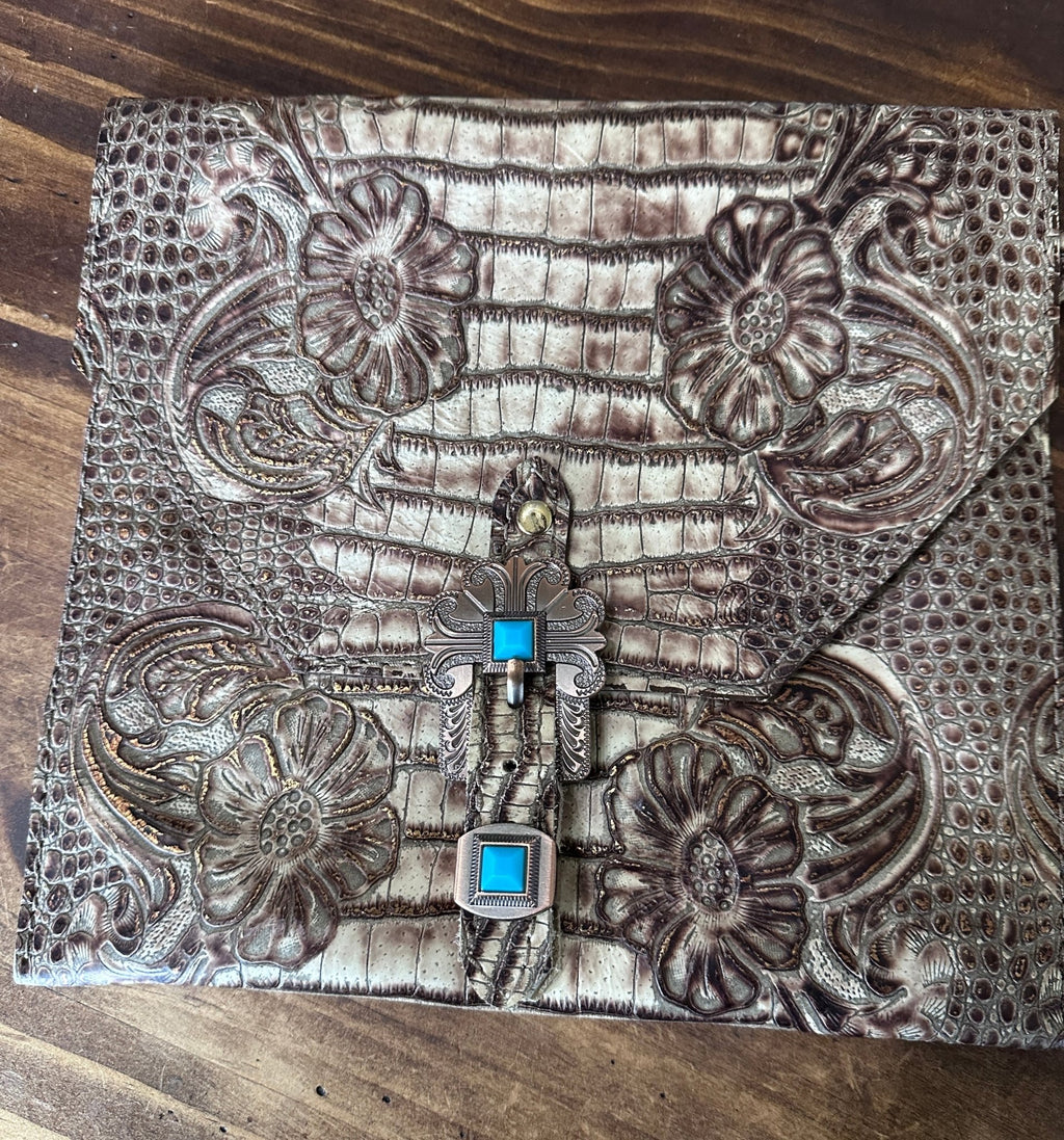 Rockin' M Leathers Wristlet/Clutch Handbag - Handbag Rockin' M Leathers