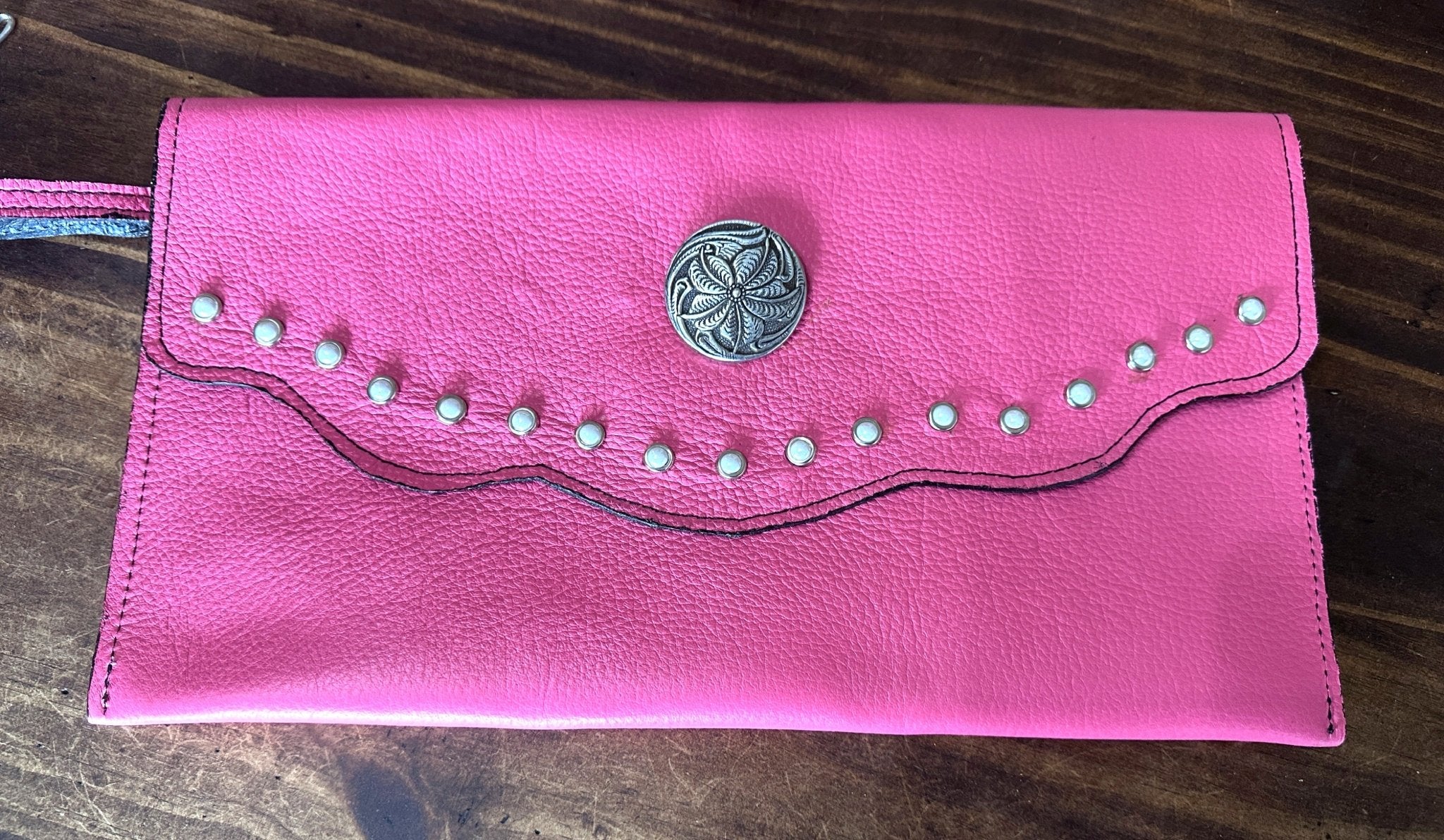 Rockin' M Leathers Wristlet/Clutch Handbag - Handbag Rockin' M Leathers