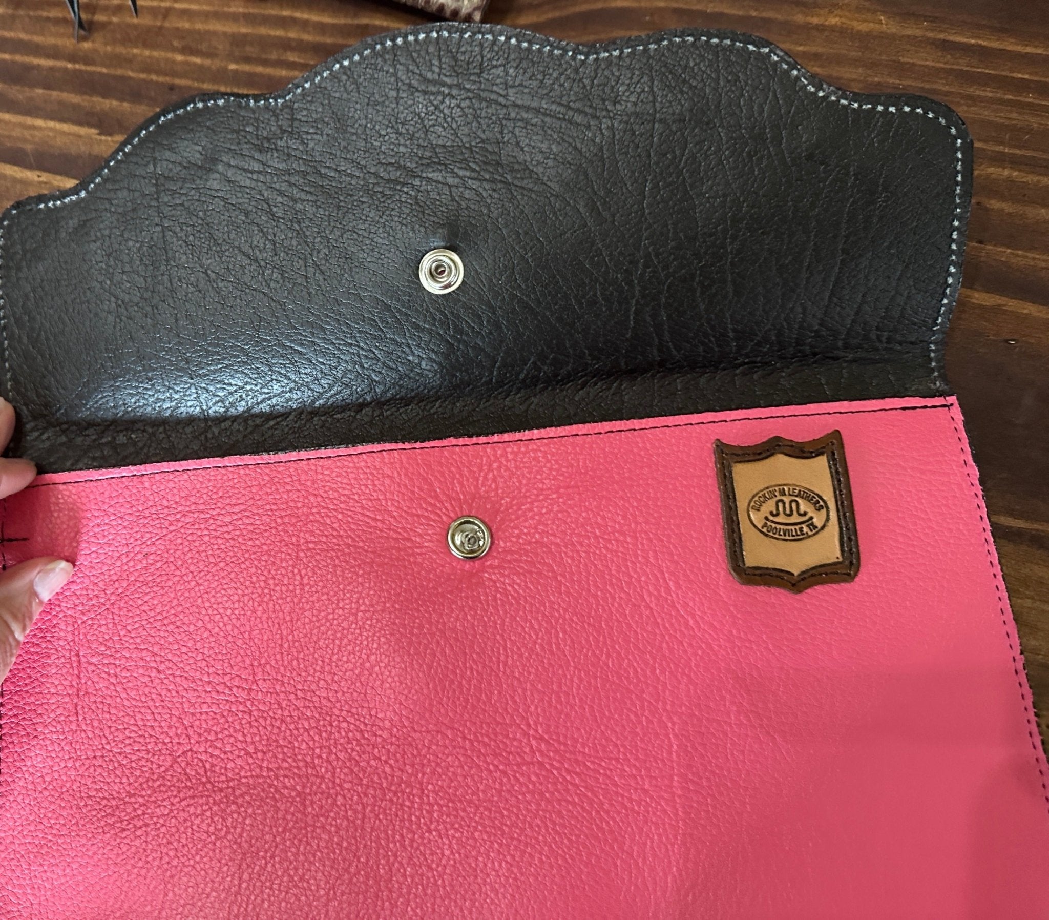 Rockin' M Leathers Wristlet/Clutch Handbag - Handbag Rockin' M Leathers