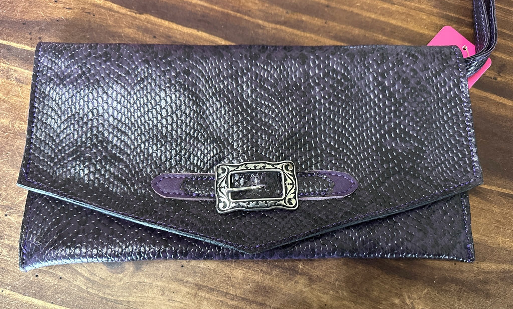 Rockin' M Leathers Wristlet/Clutch Handbag - Handbag Rockin' M Leathers