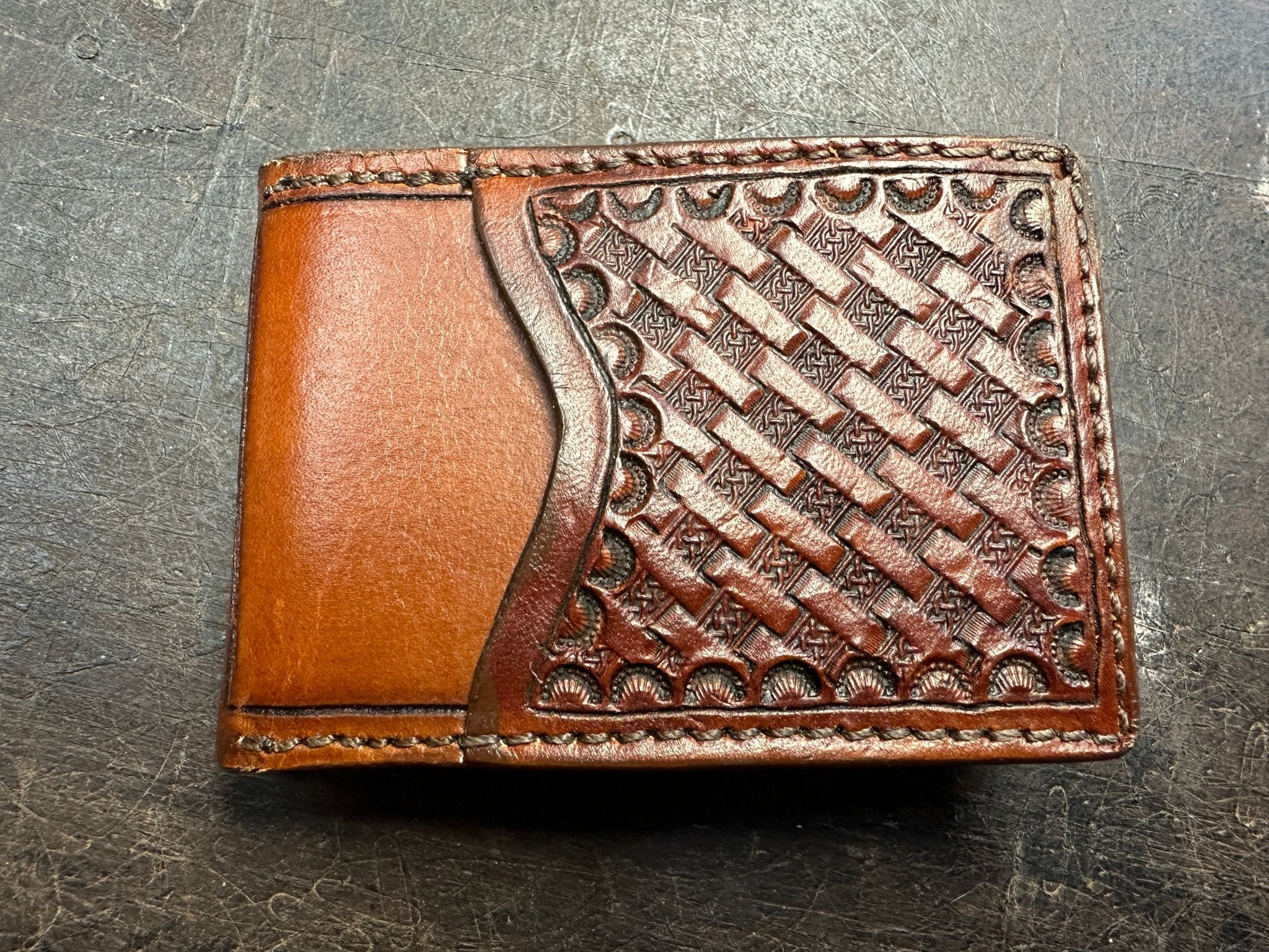 Money Clipper Wallet - Wallet Rockin' M Leathers