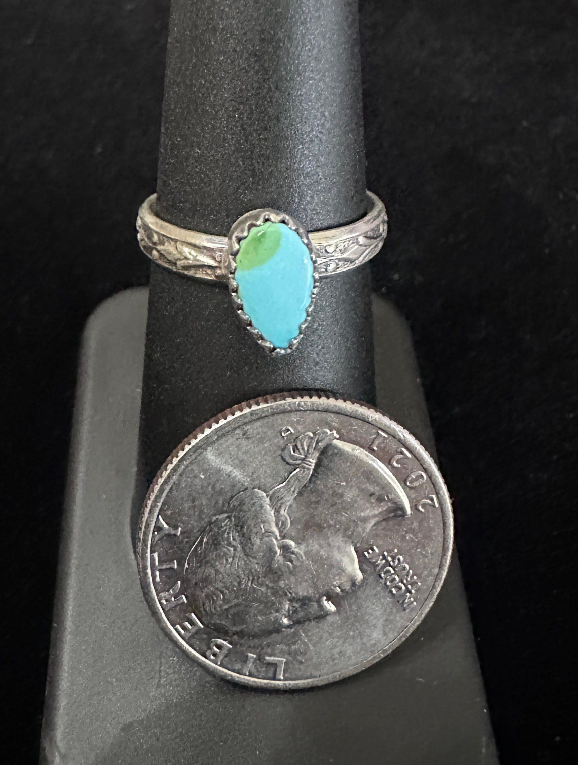 Sterling Silver Sonoran Gold Ring by Theresa Smith