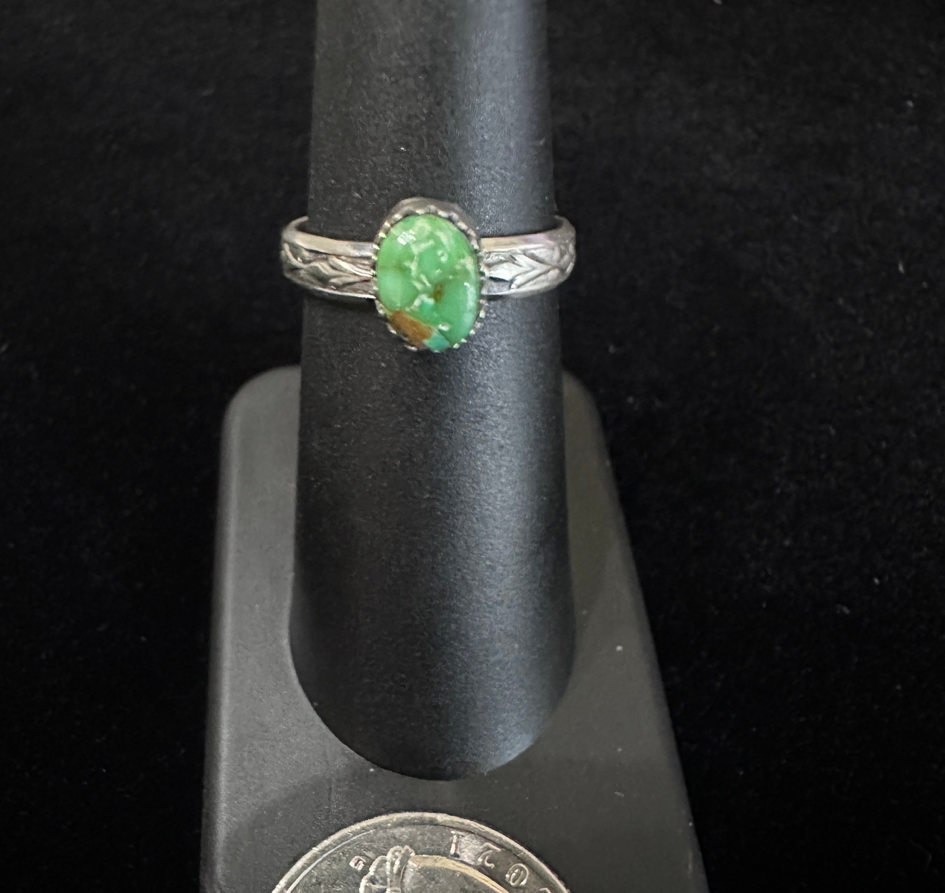 Sterling Silver Sonoran Gold Ring by Theresa Smith