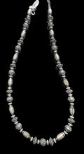 Sterling Silver Navajo Style Pearl Necklace with Melon Beads - Native American Jewelry Rockin' M Leathers