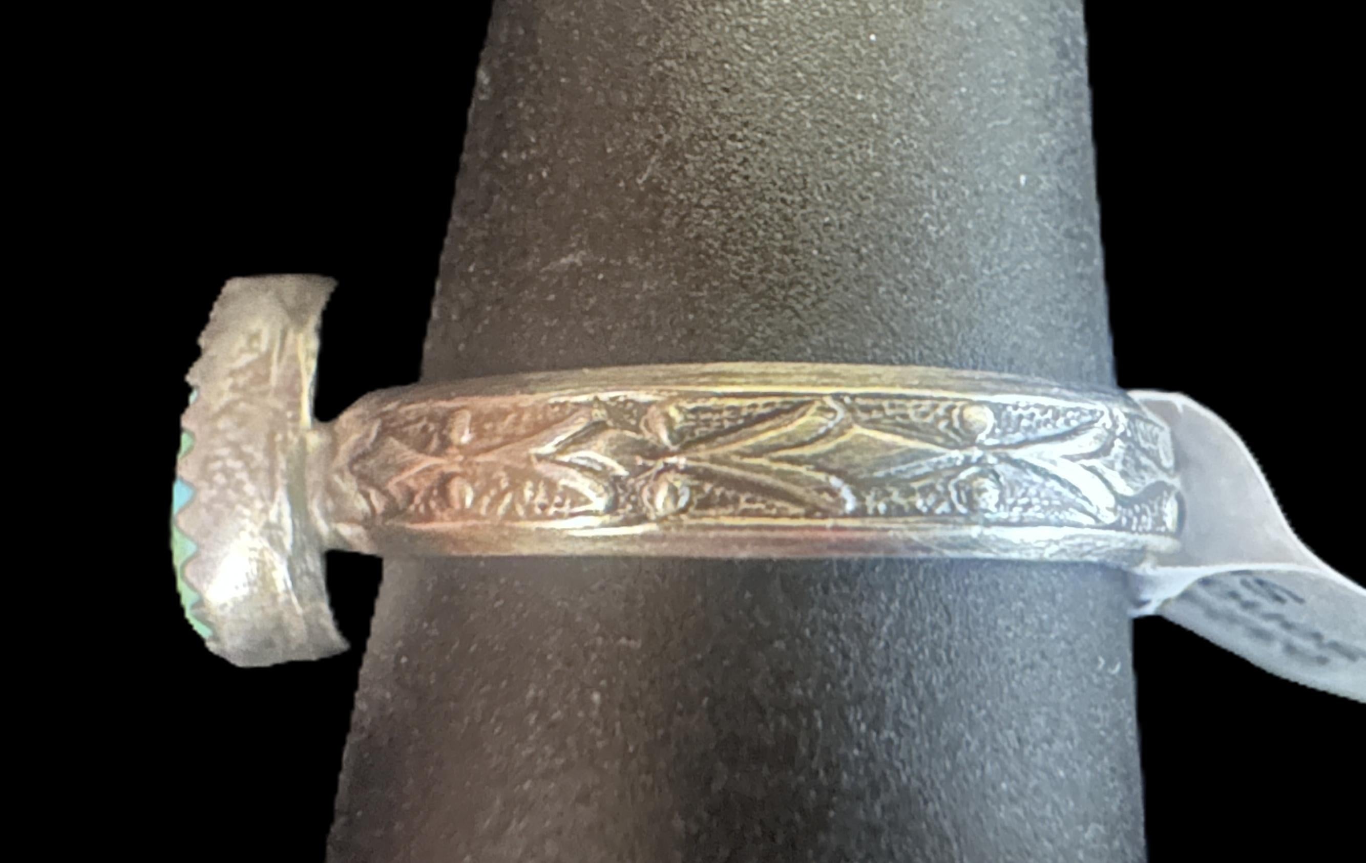 Sterling Silver Sonoran Gold Ring by Theresa Smith