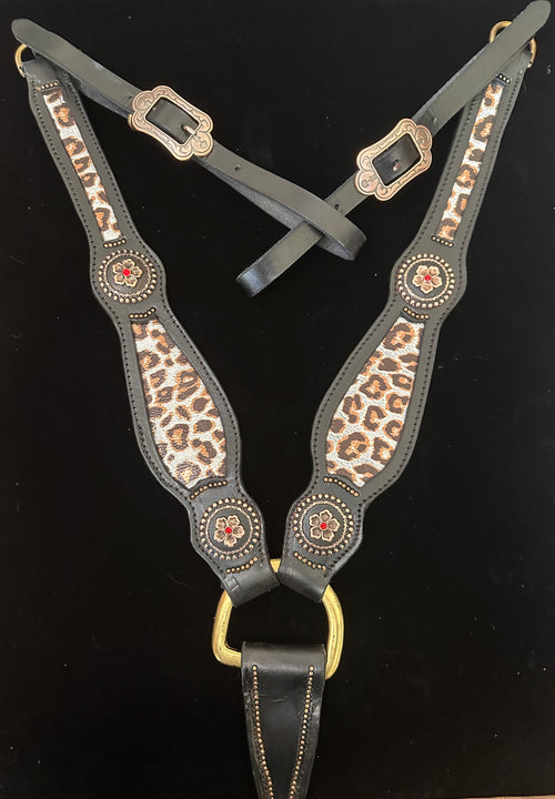 Black and Cheetah Tack Set