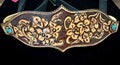 Hand Tooled Floral Halter - Tack Rockin' M Leathers
