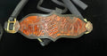 Hand Tooled Sunflower Halter - Tack Rockin' M Leathers