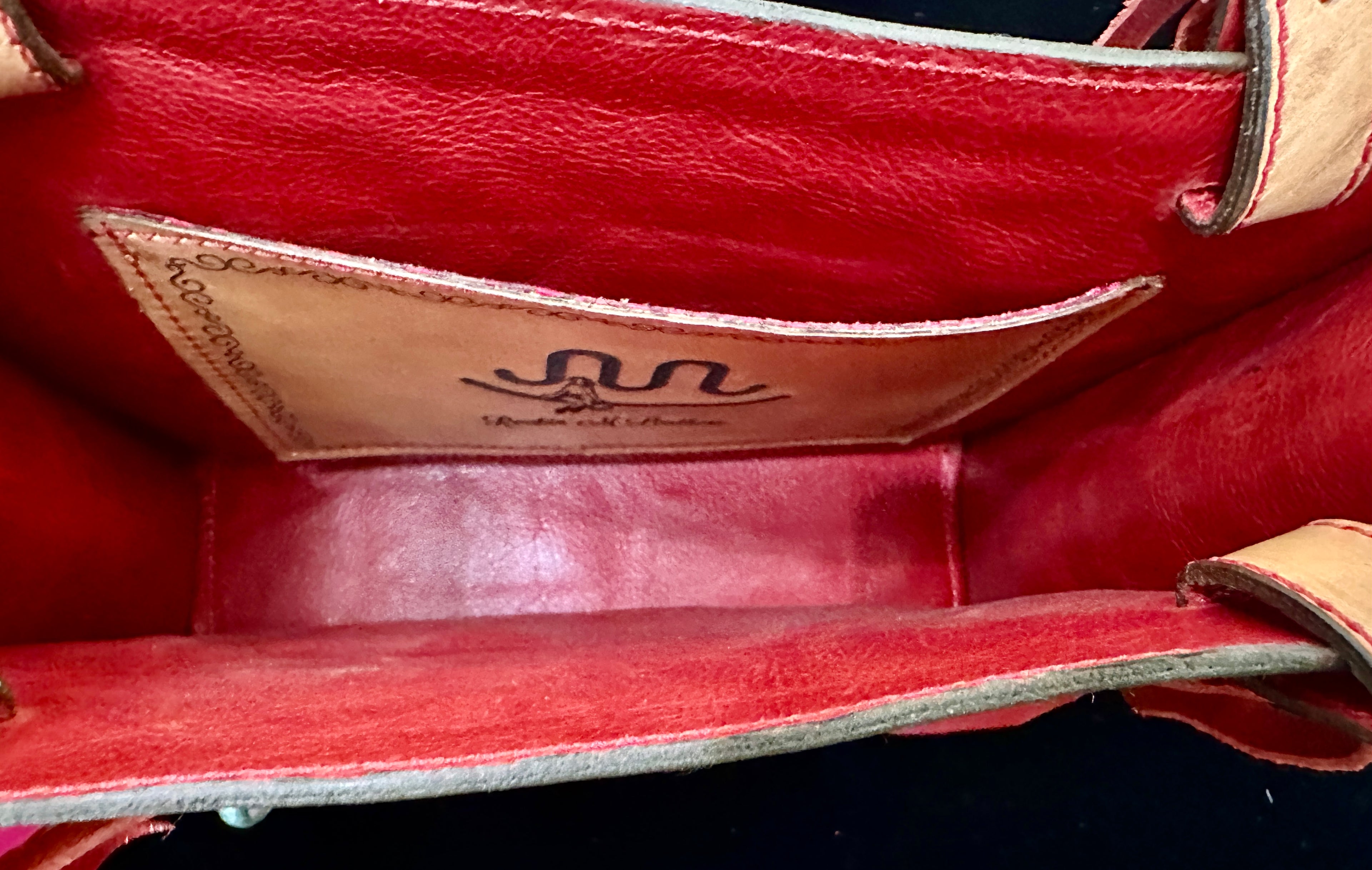 Hand Tooled & Painted Gunslingin'  Cowgirl