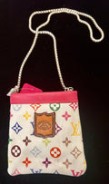 Small Leather & Chain Strap Fashion Purse - Handbag Rockin' M Leathers