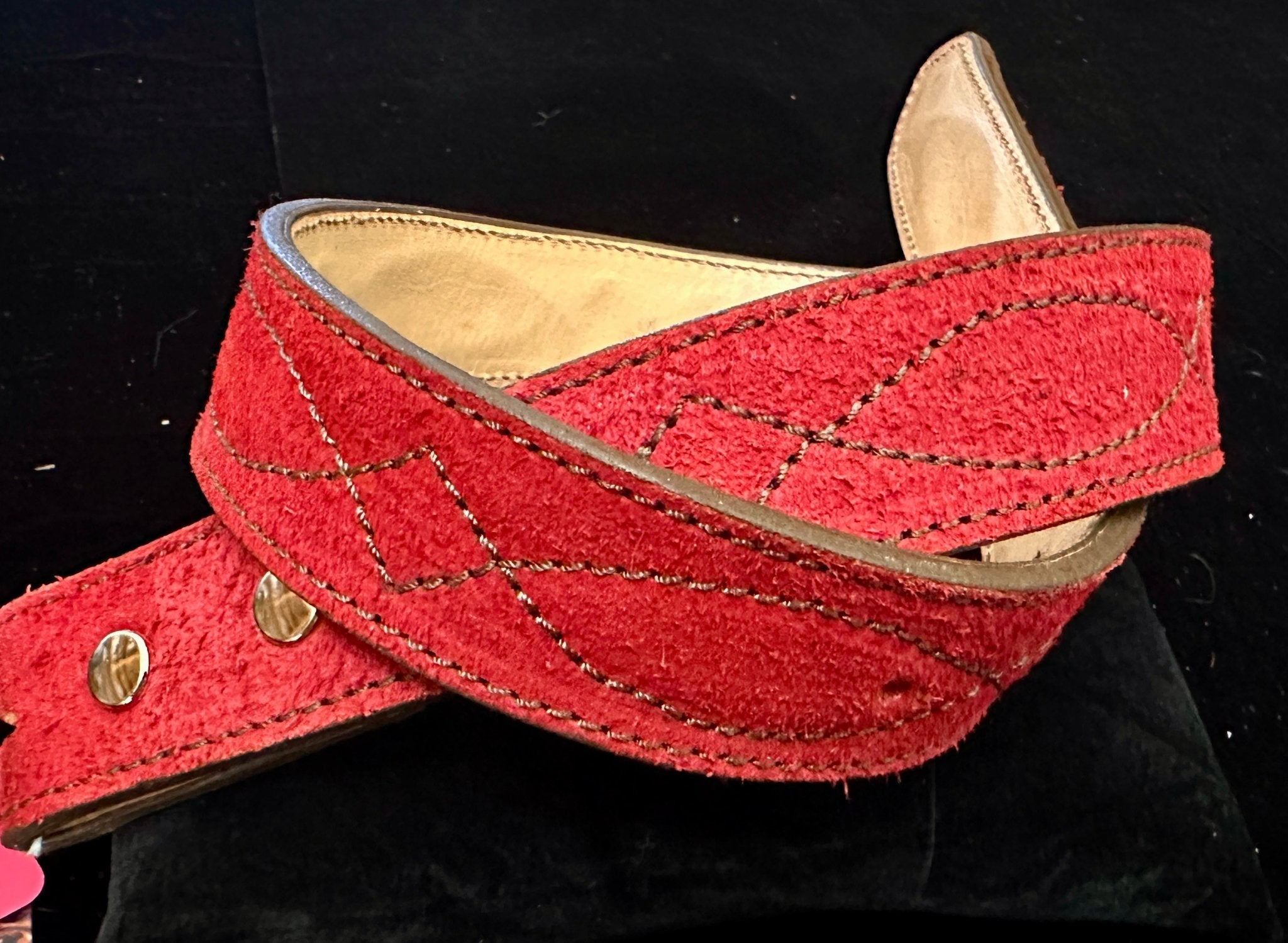 Roughout Fashion Belt - Belts Rockin' M Leathers