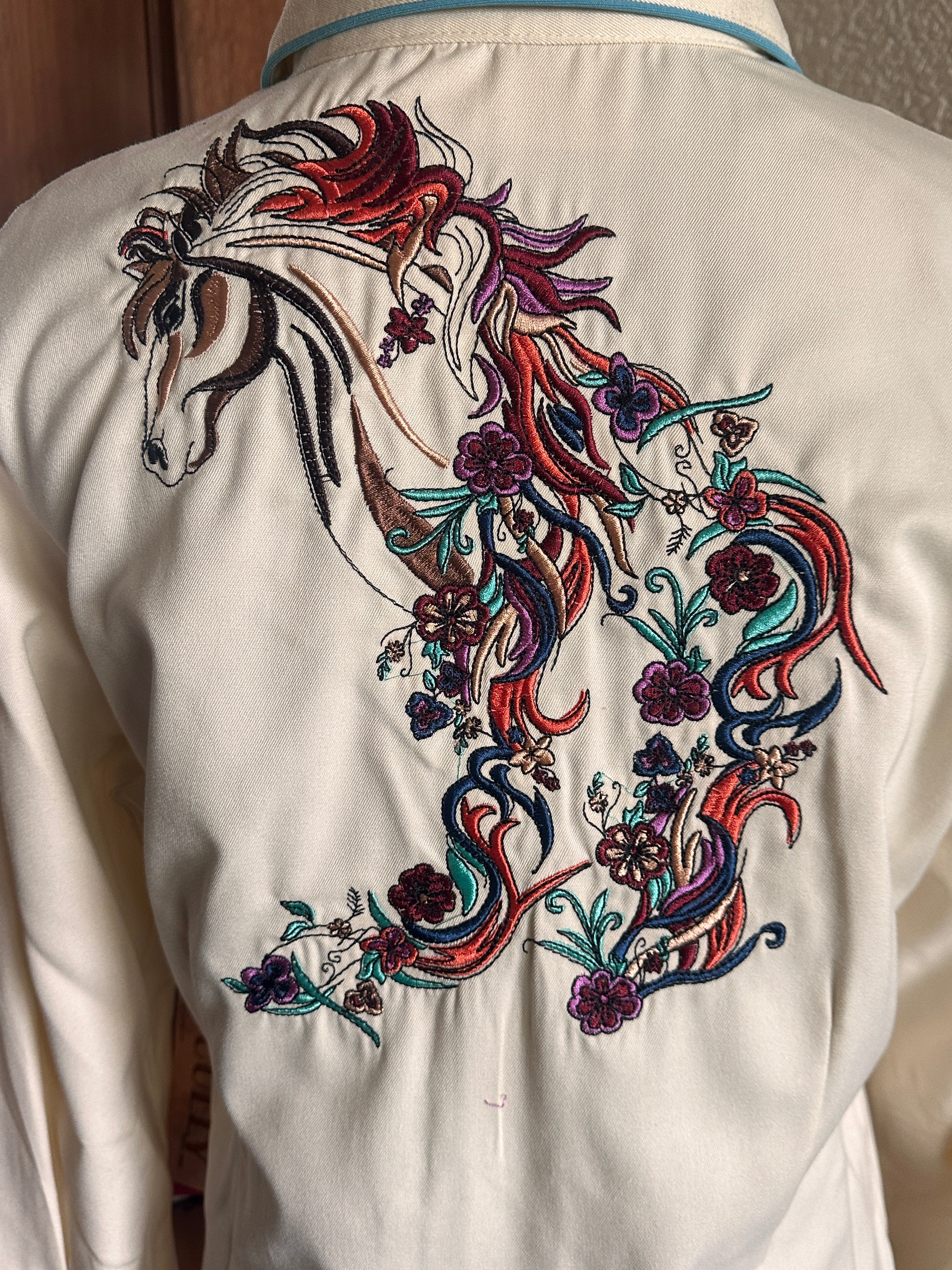 Scully Embroidered Horse Western Blouse - LAST ONE!
