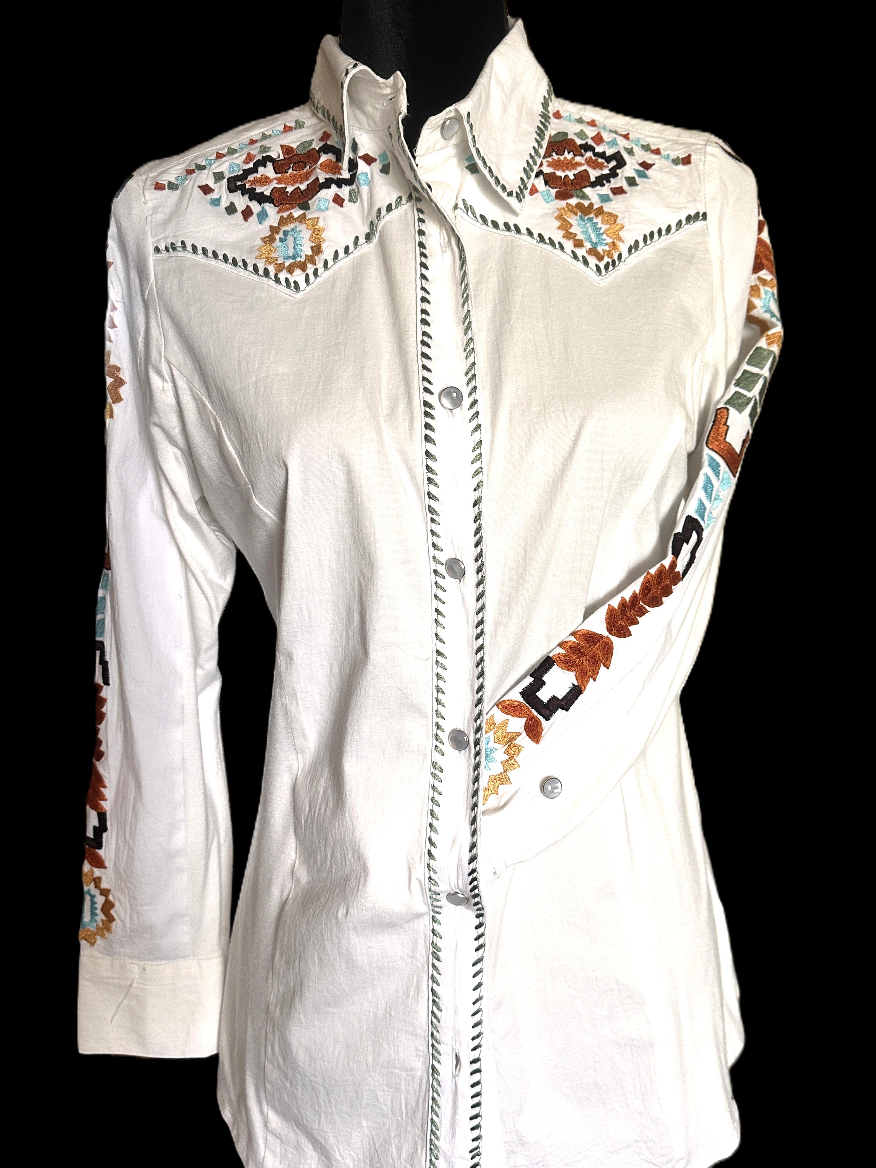 Vintage Collection Embroidered Western Blouse
