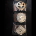 Leather Concho Wrist Wrap - Other Leather Goods Rockin' M Leathers
