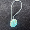 Native American Sterling Silver & Turquoise Hair Tie - Native American Jewelry Rockin' M Leathers