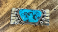 Navajo Sterling Silver & Sleeping Beauty Turquoise Money Clip