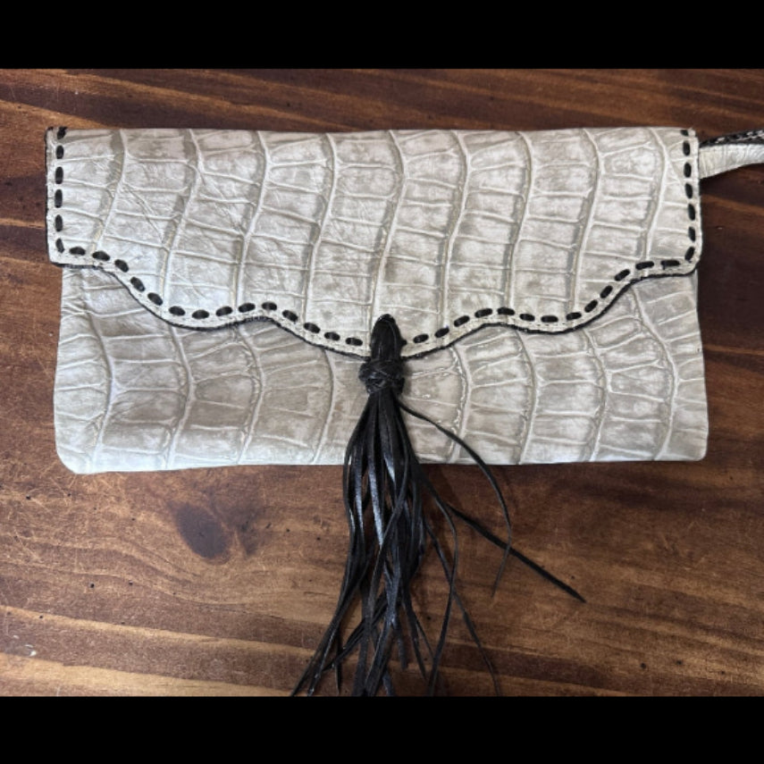 Rockin' M Leathers Wristlet/Clutch Handbag - Handbag Rockin' M Leathers