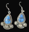 Sterling Silver Golden Hills Dangle Earrings By Verley Betone - Native American Jewelry Verley Betone
