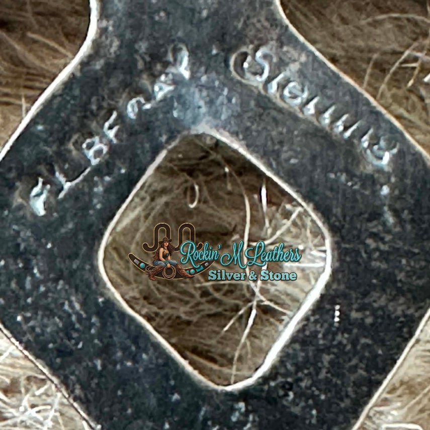 Sterling Silver & Golden Hills Sandcast Naja Necklace by Francis Begay - Native American Jewelry Francis Begay