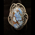 Sterling Silver & Golden Hills Ring by Gilbert Nez - Native American Jewelry
