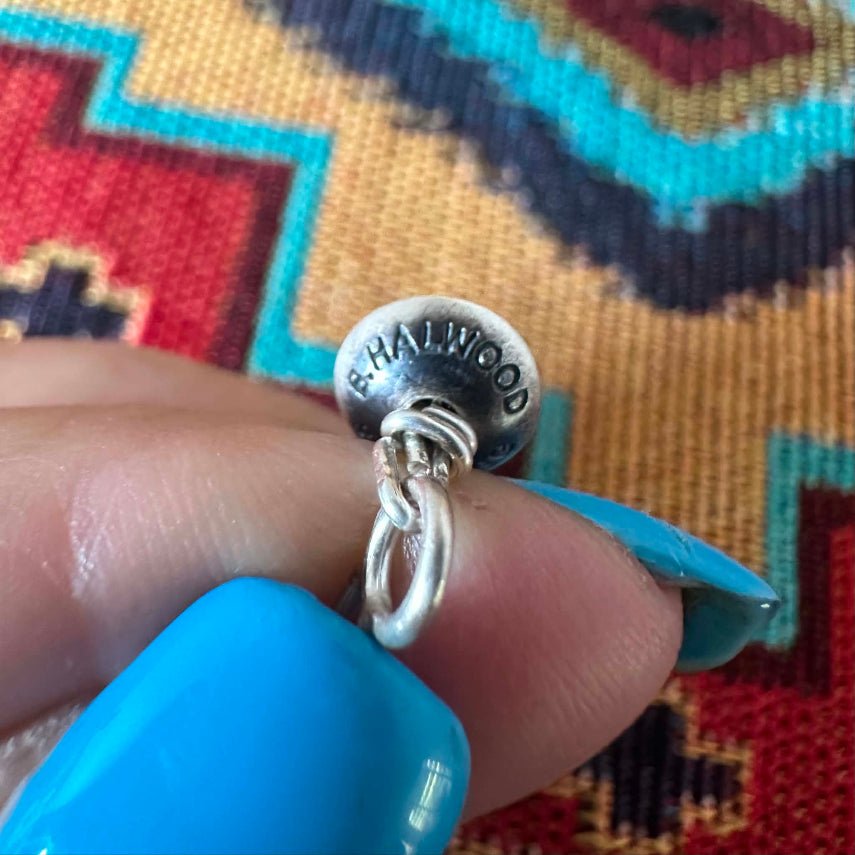 Sterling Silver Navajo Pearl 18" 5mm Handmade Rondelle Necklace by Bryannen Halwood - Native American Jewelry Bryannen Halwood