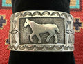 Sterling Silver Navajo Storyteller Cuff Bracelet by Emmerson Kinsel - Native American Jewelry Emerson Kinsel