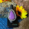 Sterling Silver Purple Desert Phosphosiderite Ring by Jon McCray - Native American Jewelry Jon McCray