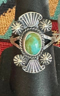 Sterling Silver Sonoran Gold Ring Sz 9 By Jerryson Henio - Native American Jewelry Jerryson Henio