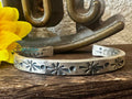 Sterling Silver Stamped Stacker Cuff by Jason Bahe - Native American Jewelry Jason Bahe