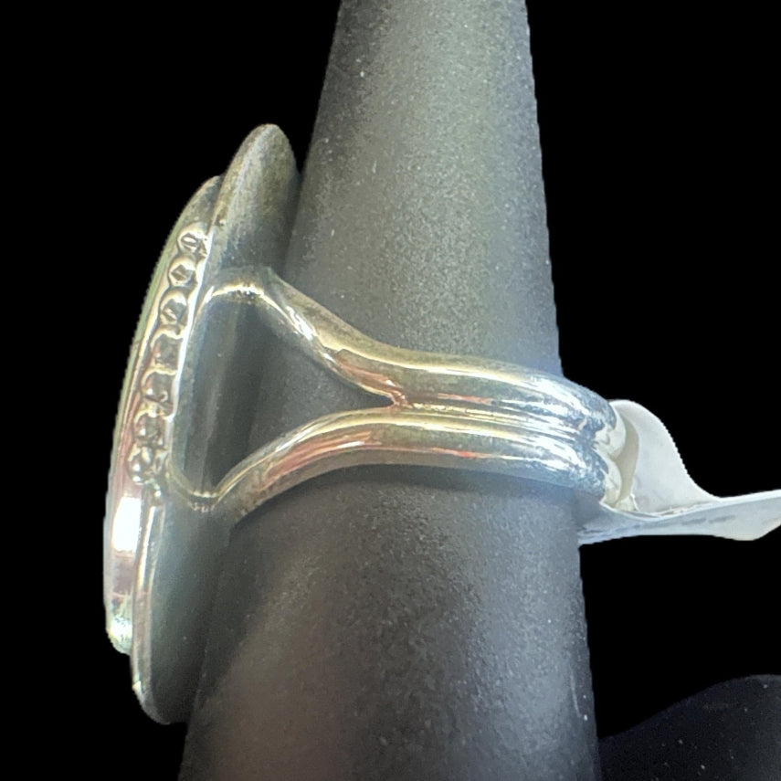 Sterling Silver Thunder Mountain Turquoise Ring - Native American Jewelry Thunder Mountain