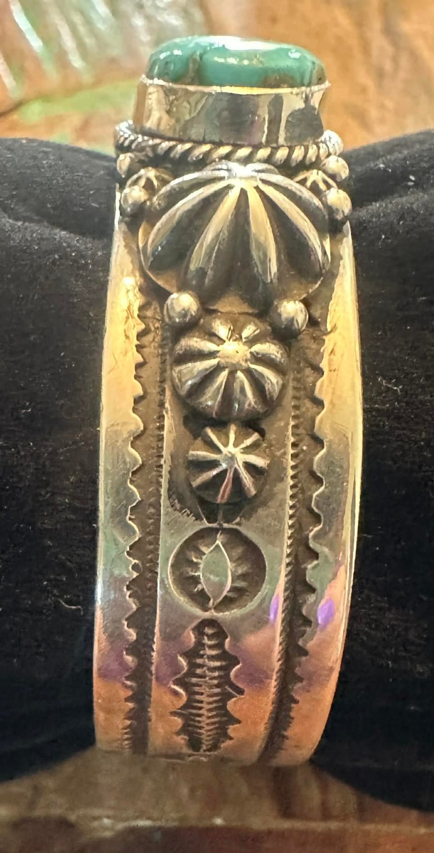 Sterling Silver & Turquoise Bracelet By Happy Piazzo - Native American Jewelry Happy Piasso