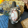 Sterling Silver & Wild Horse Adjustable Ring by Gilbert Nez - Native American Jewelry Gilbert Nez