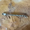 Sterling silver 3mm Oxy Bead 2 Inch Necklace Extender - Native American Jewelry Indigenous Artist