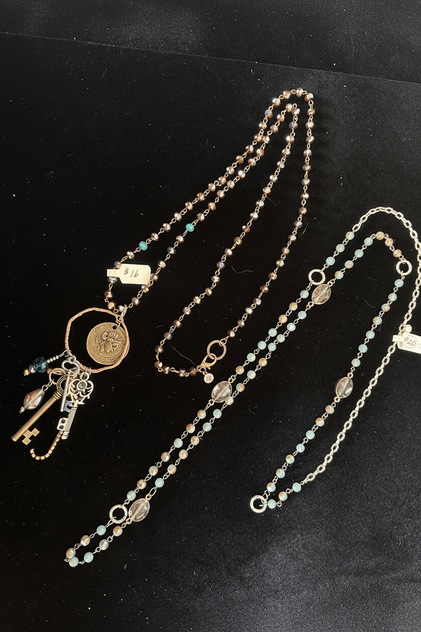 Fashion Strand Beads - Costume Jewelry Rockin' M Leathers